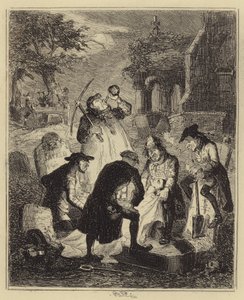 Opgravers door Hablot Knight Browne