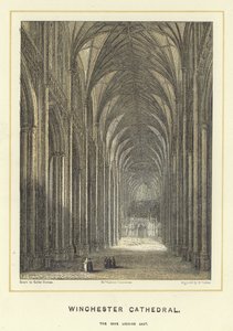 Winchester Kathedraal, het schip kijkend naar het oosten
