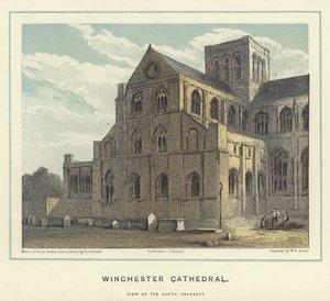 Winchester Kathedraal, uitzicht op de noordelijke transept