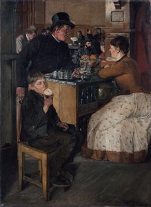 In het restaurant