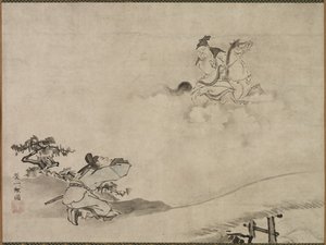 Daoïstische Onsterfelijke door Hanabusa Itcho