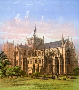 Ripon Cathedral, Yorkshire, ca. 1870 door Hanhart