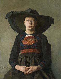 Een Beierse Boerenmeisje