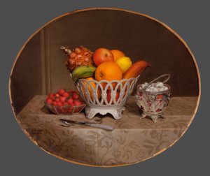 Fruitstilleven door Hannah Brown Skeele