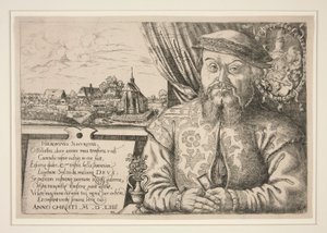 Portret van Hieronymous Schurstab (1512-na 1554)
