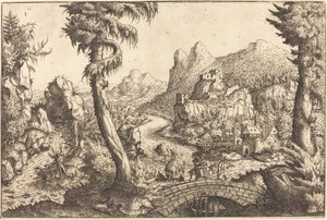 De Vlucht naar Egypte door Hanns Lautensack