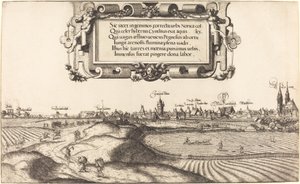 Uitzicht op Neurenberg vanuit het Oosten (linker gedeelte)