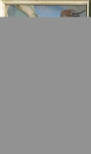 Oog-operatie (schilderij op hout) door Hanns Ludwig Katz