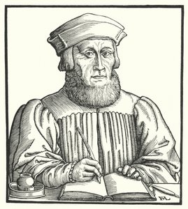 Johannes Aventinus, Beierse Renaissance-humanist, historicus en filoloog door Hanns Sebald Lautensack