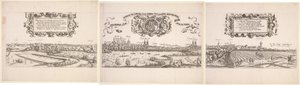 Panoramisch uitzicht op Neurenberg door Hanns Sebald Lautensack