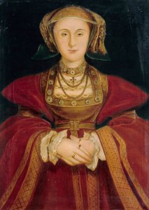 Anna van Kleef door Hans (after) Holbein the Younger