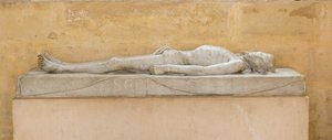 Christus bij het Graf, kopie van H. Holbein. beneden kust van de Kapel van de Invalides (1670), Parijs (foto)