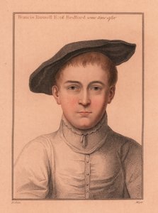 Francis Russell, 2e graaf van Bedford, 1812 (gravure) door Hans (after) Holbein the Younger