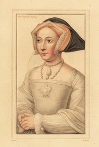 Jane Seymour, koningin van Engeland, derde vrouw van koning Hendrik VIII, 1812 (gravure)