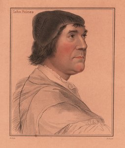 John Poyntz, Engels hoveling en politicus.,1812 (gravure) door Hans (after) Holbein the Younger