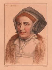 Margaret Bacon, Lady Butts, hofdame aan het hof van Hendrik VIII, 1812 (gravure)