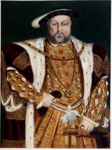 Portret van Hendrik VIII - naar A.P. Holbein, ca. 1543