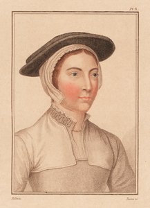 Portret van onbekende vrouw van het hof van Koning Henry VIII