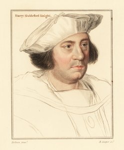 Sir Henry Guldeford, Meester van het Paard.,1812 (gravure) door Hans (after) Holbein the Younger