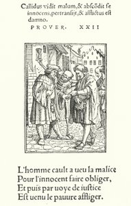 De Advocaat door Hans (after) Holbein the Younger