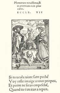 Het Allegorische Wapen van de Dood door Hans (after) Holbein the Younger