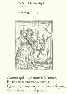 De Bruid en Bruidegom door Hans (after) Holbein the Younger