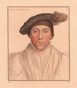 Thomas Howard, Graaf van Surrey, 1812 (gravure) door Hans (after) Holbein the Younger