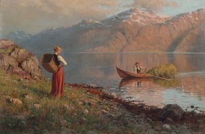 Afspraak bij de fjord door Hans Andreas Dahl