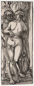 Adam en Eva door Hans Baldung