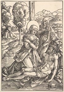 Rouw om Christus, 1510 door Hans Baldung