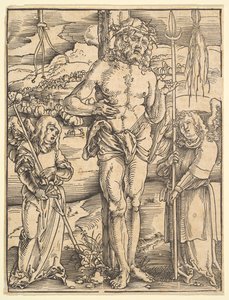 Man van smarten, uit Speculum Passionis Domini Nostri Ihesu Christi door Hans Baldung