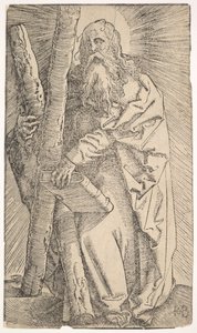 St. Andreas uit Christus en de apostelen door Hans Baldung
