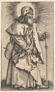 Sint Jacobus de Meerdere uit Christus en de apostelen door Hans Baldung