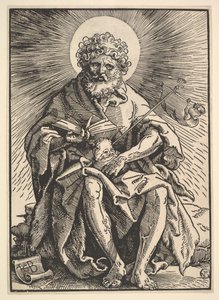Sint Jan de Doper met het lam, ca. 1517 door Hans Baldung