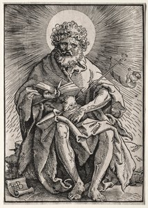 Sint Johannes de Doper, ca. 1518-19 door Hans Baldung