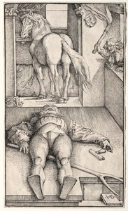 De betoverde bruidegom door Hans Baldung