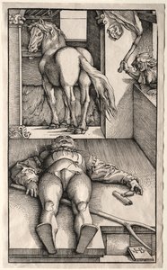 De Betoverde Bruidegom, 1544-45 door Hans Baldung