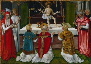 De Mis van Sint Gregorius, 1511 door Hans Baldung