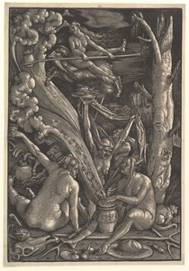 De Heksen, 1510 door Hans Baldung