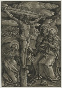 Christus aan het kruis door Hans Baldung Grien