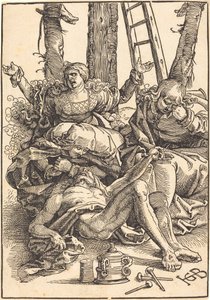 Rouw om Christus door Hans Baldung Grien