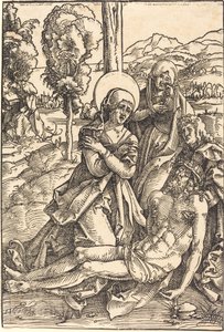 Klaagzang voor Christus door Hans Baldung Grien