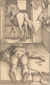 De Betoverde Bruidegom door Hans Baldung Grien