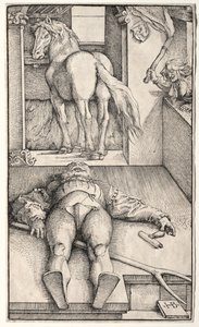 De Betoverde Bruidegom, 1544 door Hans Baldung Grien