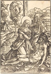 De klaagzang door Hans Baldung Grien