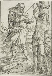 Het martelaarschap van Sint Sebastiaan door Hans Baldung Grien