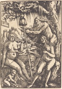 De Drie Schikgodinnen: Lachesis, Atropos en Clotho door Hans Baldung Grien