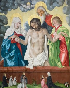 De Drie-eenheid en mystieke Pieta door Hans Baldung Grien