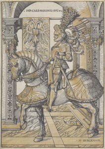 Ruiterportret van keizer Maximiliaan I, 1508