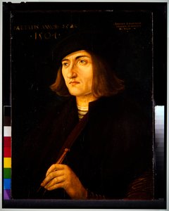 Portret van een man door Hans Burgkmair